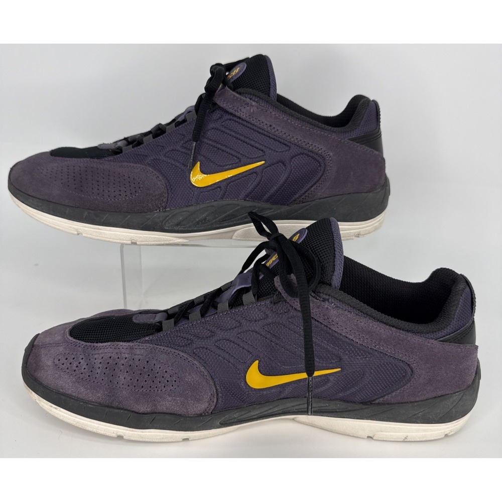 Nike SB Vertebrae Skate Shoes Men's 13 Purple Yellow FD4691-500